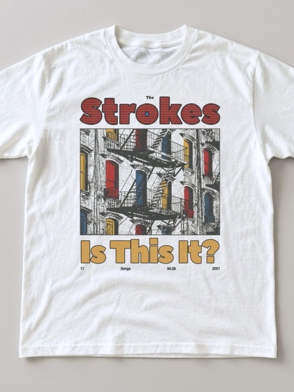 The Strokes Is This It? Graphic Tee in White